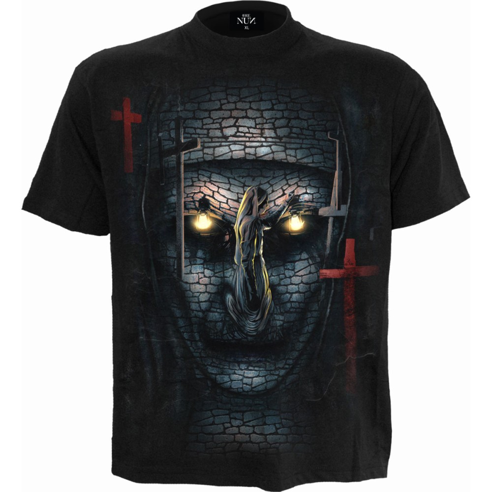 Spiral The Nun - THE NUN SKULL ILLUSION Tshirt Homme - Noir